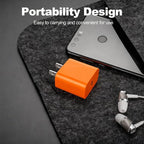 iPhone 17 16 15 Charger Fast Charging,2Pack 20W Apple iPad USB C Wall Chrager Block with 6FT USB C to C Cable for iPhone 17/Pro/Pro Max/17 Air/ 16/16 Pro/16 Pro Max/15/Plus/Pro/Pro Max (Orange)