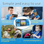 Handheld Game for Kids -Preloaded 220 Retro Video Games, Portable Gaming Player with Rechargeable Battery 3.0" LCD Screen, Mini Arcade Electronic Toy Gifts for Boys Girls (Black+Blue)