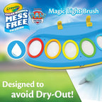 Crayola PAW Patrol Color Wonder Magic Light Brush – Mess Free Painting Kit for Kids with Lightup Brush, Gift for Toddlers, Preschool Art Activities, Ages 3+
