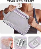 Percover Compression Packing Cubes 6-Piece Set, Packing Cubes Compression for Travel with Multi-Size Organization, Travel Organizer for Carry On & Checked Luggage, Purple