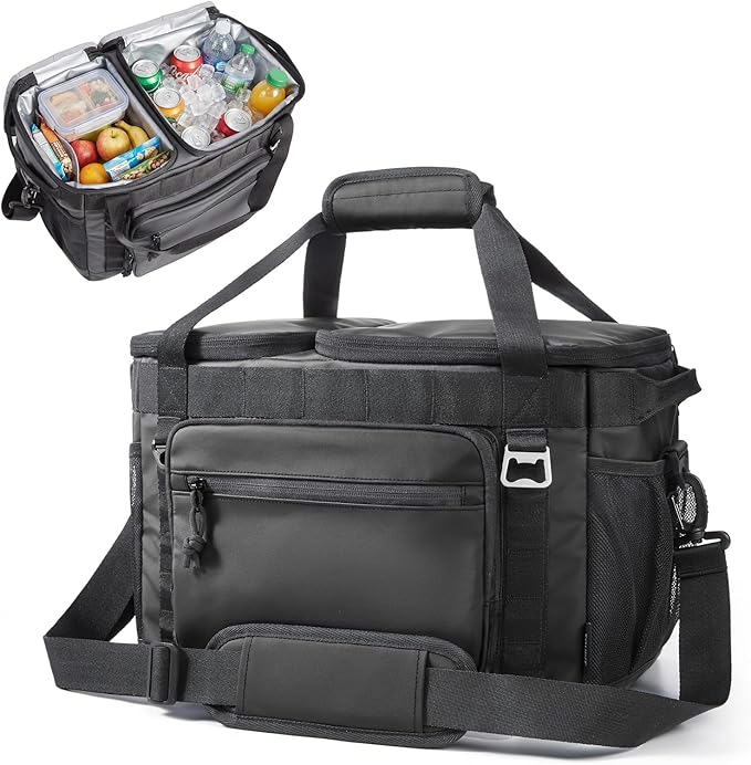 TOURIT Soft Sided Cooler Bag Insulated 30/48/60 Cans, Large Collapsible & Leakproof Ice Chest for Picnic, Beach, Camping, Travel