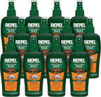 Repel Insect Repellent Sportsmen Max Formula Pump Spray 40 Percent DEET, 6 Ounces, Long-Lasting Insect Repellent Spray Repels Mosquitoes, Ticks, Gnats, Biting Flies, Chiggers And Fleas, 12 Pack