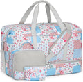 IBFUN Weekender Bags for Women, Travel Duffle Bag with Shoe Compartment Carry on Weekender Overnight Duffel for Weekend Travel Business Trip 3PCS