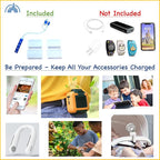 MultiCharger for MagicBand+, MagicBand + & Magic Band Compatible with FuelRod and Other External Battery. Disney World Accessories for Trip to Disneyland or Cruise (USB-A, 1-Pack)