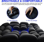 Upgrade Travel Seat Cushion for Airplane,Portable&Adjustable Air Seat Cushion,Coccyx Tailbone Pain Relief Chair Pad,Inflatable Cushion for Wheelchair, Travel,Driving,Office Work