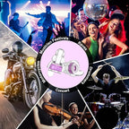 High Fidelity Concert Earplugs for Concerts Musicians，Earplugs for noise reduction，24db Advanced Filter Technology Ear Protection for Music Festivals,DJ's, Nightclub, Drummers - 2 Pairs(Purple)