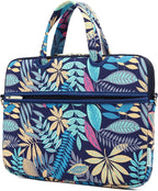 kayond Forest Series Bule Patten Waterproof Laptop Shoulder Messenger Bag Case Sleeve for 12 Inch 13.3 Inch Laptop