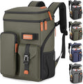 BAGPARKK Insulated Cooler Backpack,33/45 Cans Multifunctional Double Deck Leakproof Cooler Bag with Sternum Strap,Large Capacity Lightweight Travel Camping Beach Backpack