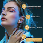 YomauiYee High Fidelity Concert Earplugs for Concerts Musicians, Music Festivals, Earplugs for noise reduction, 24db 2 Pairs (Gold)