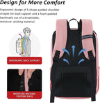 MAXTOP Deep Storage Laptop Backpack Business Anti-theft Backpacks[Water Resistant] College School Computer Bookbag Fits 17 Inch Laptop