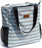 Original Floral Water Resistant Large Tote Bag Shoulder Bag for Gym Beach Travel Daily Bags Upgraded