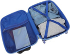 Bioworld Lanky Box Character Group Shot 2-Piece Youth EVA Wheeled Youth Luggage & Travel Backpack Set