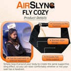 The Slyng-Premium Travel Blanket System – Airplane Sleep Support, Blanket Body Sling for Deep Sleep | Ultra-Soft, Breathable, Compact Carry-On Travel Essential for Long Flights and Car Road Trips
