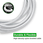 TOP-UP 3 in 2 USB C Cable for Apple Watch Charger (4FT/1.2M) – Fast Multi Charging Travel Cable Compatible with iWatch Ultra 2/SE 2/Series 11–1, iPhone 17/16/15 Series, iPad, AirPods