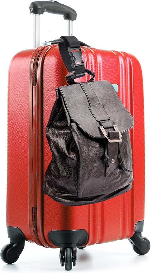 Frienda 4 Pcs Luggage Straps Add a Bag Luggage Connector Straps for Suitcase Travel Accessories Essentials to Connect Two Suitcase Adjustable Belt