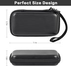 Case for Anker Magnetic Battery 10,000mAh Foldable Wireless Portable Charger, 633/622/621/321 5,000mAh Power Bank (MagGo) Holder, Storage for Baseus Power Delivery -Case Only (Black, Large)