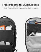 tomtoc Laptop Backpack 26L, Large Business Work Bag Fits 15.6-16 Inch Laptop, Water-Resistant Durable Computer Travel Backpack for Business Trip, Weekend Getaway