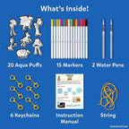 Skillmatics Disney•Pixar Toy Story Aqua Puffs - 3D Art Kit, Mess-Free Paint by Number Craft for Kids, DIY Color & Inflate Activity, Travel Toys & Gifts for Ages 4, 5, 6, 7, 8, 9, 10, 11, 12