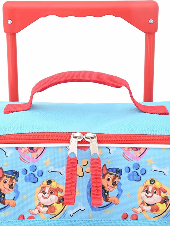 Fast Forward Paw Patrol Luggage 16" Soft Side Wheeled Pilot Case- Rolling Suitcase 16x12x5