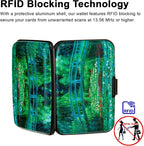 Credit Card Holder Small RFID Blocking Wallet Business Metal Slim Mini Aluminum Hard Case for Women Men