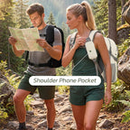 TILYMOL Hiking Travel Backpack for Men Women 25L - Small Lightweight Waterproof Outdoor Camping Backpack/Day Pack, Hiking Daypack with Hydration System for Hiking, Travel, Sports, Running, Biking