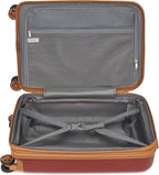 Kono Airline Approved Carry On Luggage 22x14x9 inches, with TSA Lock, 20 Inch Expandable Lightweight Hardshell Suitcase (Burgundy, Suitable for 1-3 Days of Travel)