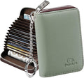 FurArt Zipper Wallet Women, RFID Blocking Credit Card Wallet, Business Card Holder, Compact Size KeyChain Wallet