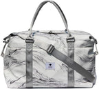 ESVAN Travel Tote Duffel Gym Bag,Weekender Overnight Carry-on Tote Crossbody Bag with Wet Pocket and Trolley Sleeve Upgraded