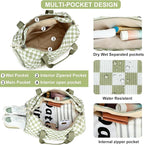 BLUBOON Duffle Bag Girls Kids Cute Gym Bag with Shoes Compartment & Wet Separation Waterproof Sports Overnight Travel Bag