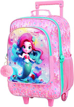 WZLVO Kids Luggage for Boys and Girls, Cute Dinosaur Unicorn Rolling Wheels Suitcase for Toddler Children