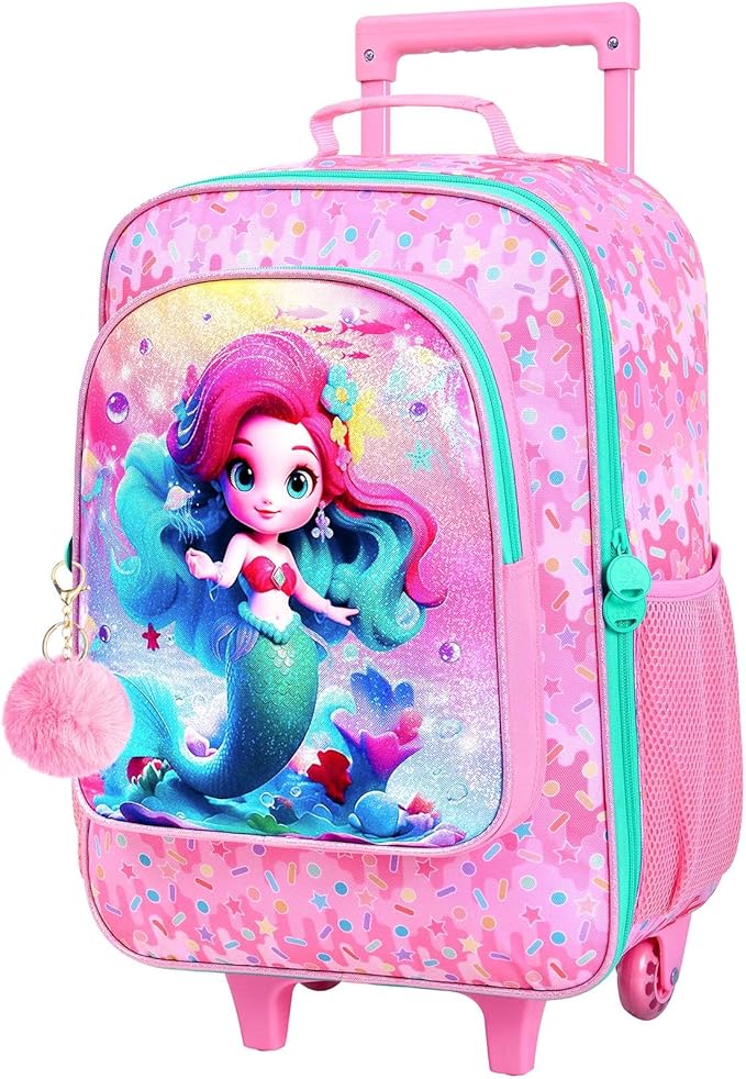 WZLVO Kids Luggage for Boys and Girls, Cute Dinosaur Unicorn Rolling Wheels Suitcase for Toddler Children