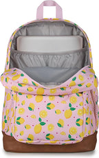 JanSport Cool Backpack with 15-inch Laptop Sleeve, Large Computer Bag Rucksack with 2 Compartments, Ergonomic Straps, Lemonade Stand