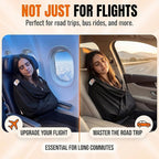 The Slyng-Premium Travel Blanket System – Airplane Sleep Support, Blanket Body Sling for Deep Sleep | Ultra-Soft, Breathable, Compact Carry-On Travel Essential for Long Flights and Car Road Trips