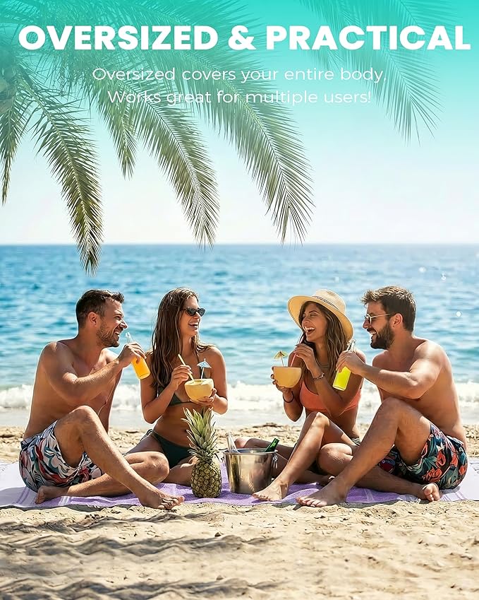 2 Pack Turkish Beach Towel Vacation Essentials Quick Dry Sand Free Soft Absorbent Adult Oversized Bath Pool Swim Long Wide Stripe Towel Sound Cloud Linen Sandfree Chamoi Mat Summer Thing Thin Travel