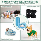 Shoe Washing Machine Bag - Set of 2 Shoe Washing Bags, 360° Deep Clean Shoes Laundry Bag, Reusable Shoe Bag for Washing Machine, Sneaker washing machine bags, Blue