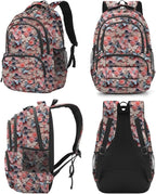 rickyh style School Backpack Travel Bag for Men & Women Lightweight College Back Pack with Laptop Compartmen