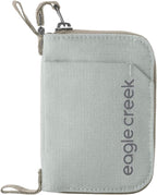 Eagle Creek Stash RFID Wallet – Slim Travel Wallet with RFID Blocking – Secure Passport, Cards & Cash – Lightweight, Water-Resistant Nylon – Zipper Closure – Unisex Design - Storm Grey