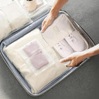 Shoe Bags for Travel Holds 3 Pair of Shoes, Shoe Storage Pouch with 2 Pack Portable Bags, Waterproof & Washable, Pink