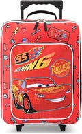 Fast Forward Cars Luggage 16" Soft Side Wheeled Pilot Case- Rolling Suitcase 16x12x5
