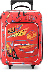 Fast Forward Cars Luggage 16" Soft Side Wheeled Pilot Case- Rolling Suitcase 16x12x5