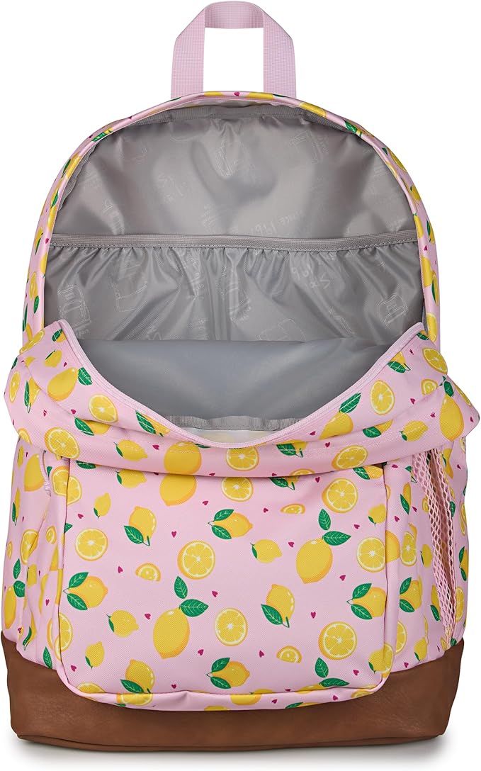 JanSport Cool Backpack with 15-inch Laptop Sleeve, Large Computer Bag Rucksack with 2 Compartments, Ergonomic Straps, Lemonade Stand