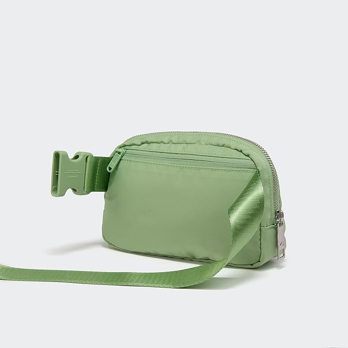 Pander Everywhere Belt Bag for Women, Fashion Waist Packs, Crossbody Bags with Adjustable Strap (Green Asparagus).