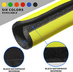12 Pieces Neoprene Luggage Handle Wrap Grip Luggage Handle Wraps Solid Color Detachable Handle Covers Handle Identifier for Suitcase Travel Bag(6 Mixed Colors)