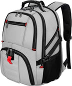 YOREPEK Large Backpack for Men, Extra Large Laptop Backpacks for Men Women, Water Resistant Travel Backpack Airline Approved Business Work Bag Fits 17 Inch Computer, Black