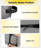 Vorspack Travel Toiletry Bag for Men - Hanging Toiletries Bag Water Resistant Travel Bag for Toiletries Accessories