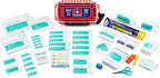 Marine Waterproof First Aid Kit for Boat, Kayak, Sailing & Beach – Floating Hard Case with Emergency Medical Supplies, Survival Gear & Safety Essentials