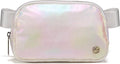 Pander Everywhere Belt Bag for Women, Fashion Waist Packs, Crossbody Bags with Adjustable Strap (Iridescent).
