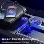 USB C Wall/Car Charger,38W Dual USB-C+USB-A Cigarette Lighter Adapter, 20W Fast Charging Block+2 X 6FT Type-C Cables for iPhone 16,16e,15,Samsung S25, S24 Ultra Pixel Cargador para Carro Plug