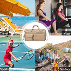 MAXTOP Gym Bag for Women Men Travel Duffle Bag Large Capacity Carry On Weekender Overnight Bag With Shoe Compartment Gym Tote Dry Wet Separation Duffel Bag for Travel
