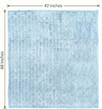 EverSnug Travel Blanket & Pillow 68x42 - Premium Ultra-Soft Microfleece 2 in 1 Compact & Packable Flight Blanket with Soft Bag Pillowcase, Hand Luggage Sleeve and Backpack Clip (Ice Blue)